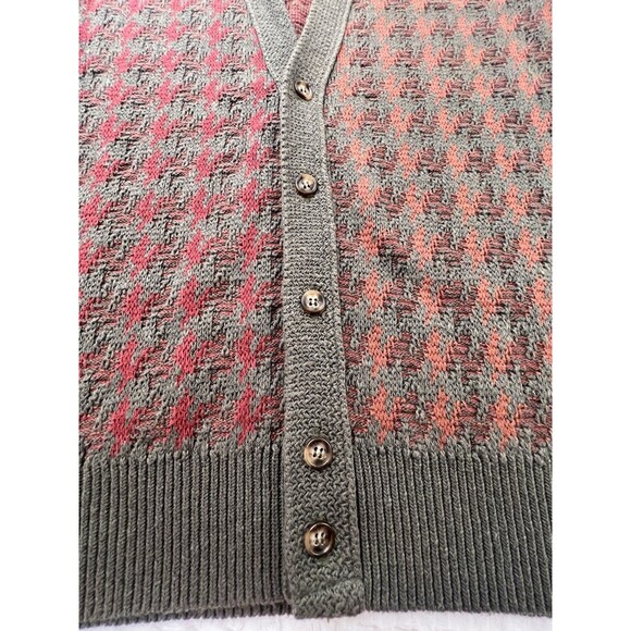 Vintage Chaps Ralph Lauren Mens Sweater Vest Size Large Grandpa USA Made - Picture 8 of 9